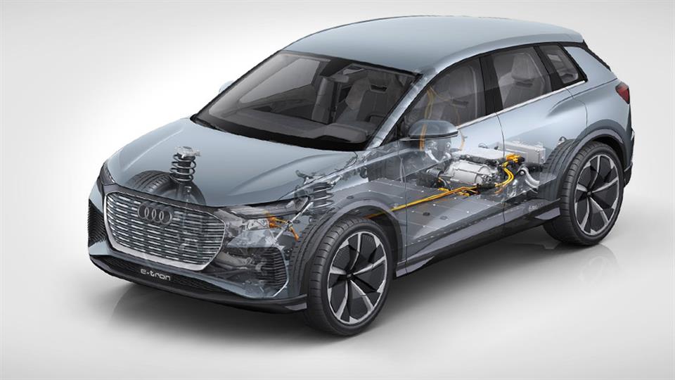 موقعیت نصب موتورهای برقی کراس اور آئودی